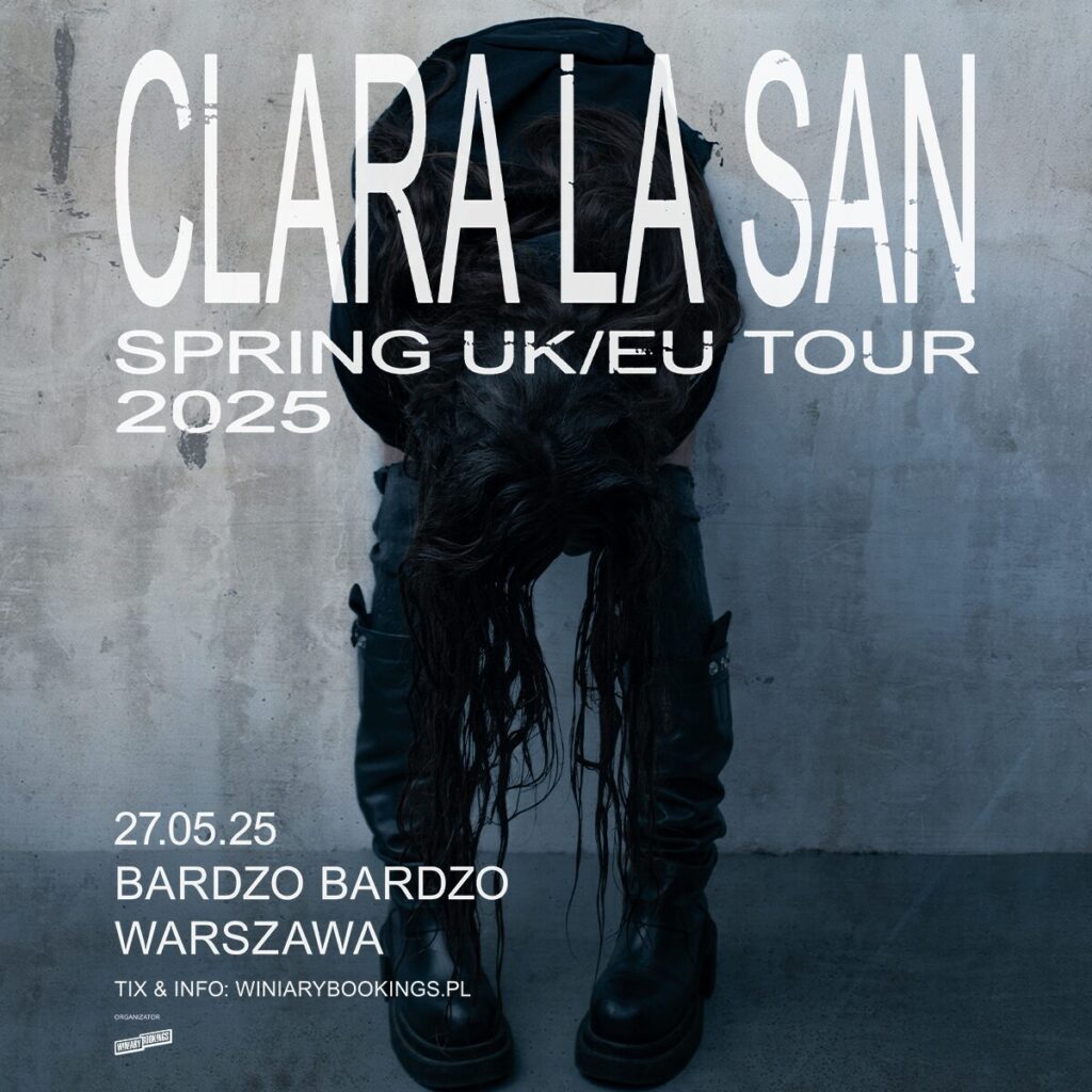 Tajemnicza Clara La San na pierwszym koncercie w Polsce! Brytyjska artystka, która zasłynęła takimi kawałkami jak “Let You Go” czy “In This Darkness”, wystąpi 27 maja w klubie BARdzo Bardzo w Warszawie.