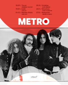 Zespół Metro, który od początku tego roku szturmem podbija krajowy rynek muzyczny, rusza w trasę koncertową.