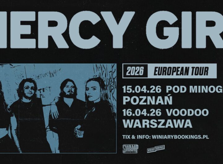 Mercy Girl balansują ze swoją mroczną elektroniką między klubową energią a intymnością i melancholią. Dopiero co wypuścili swoje pierwsze single, a już mówi się o nich dużo - nie przegapcie ich pierwszych koncertów w naszym kraju, które odbędą się 15 kwietnia w poznańskim klubie Pod Minogą i dzień później w VooDoo w Warszawie.
