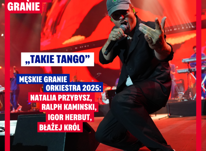 „Takie tango” Budki Suflera było jednym z hymnów lat 90. Nic więc dziwnego, że tegoroczna Męskie Granie Orkiestra 2025 w składzie: Natalia Przybysz, Ralph Kaminski, Igor Herbut i Błażej Król, postanowiła wziąć go na warsztat, nadając mu zupełnie nowego brzmienia. Utwór będący zapisem na żywo krakowskiego występu w ramach trasy, jest już dostępny w internecie, a od 5 grudnia – także na płycie Męskie Granie 2025.